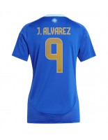 Argentiina Julian Alvarez #9 Vieraspaita Naisten Copa America 2024 Lyhythihainen